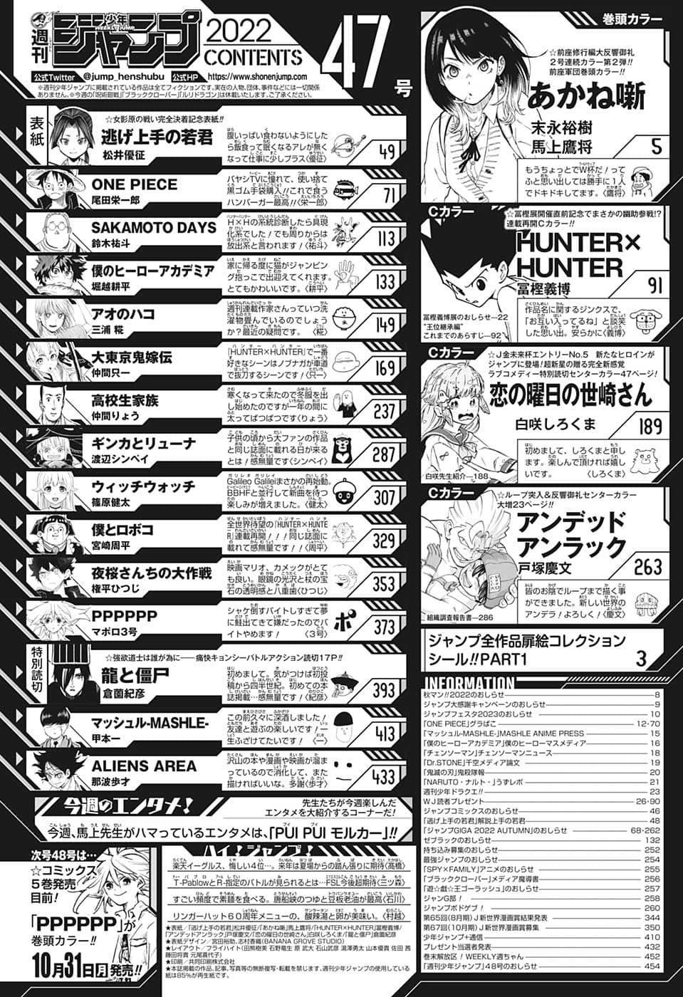 Weekly Shōnen Jump - Chapter 2022-47 - Page 452