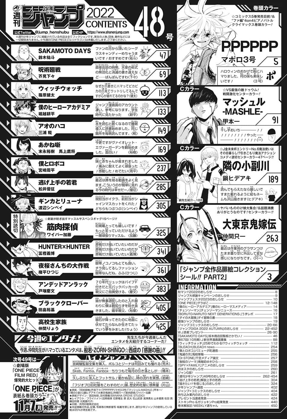 Weekly Shōnen Jump - Chapter 2022-48 - Page 452