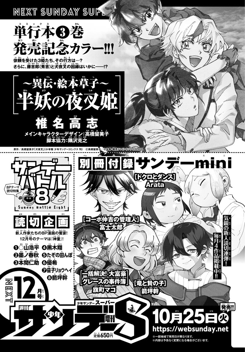 Weekly Shōnen Sunday - 週刊少年サンデー - Chapter 2022-47 - Page 492