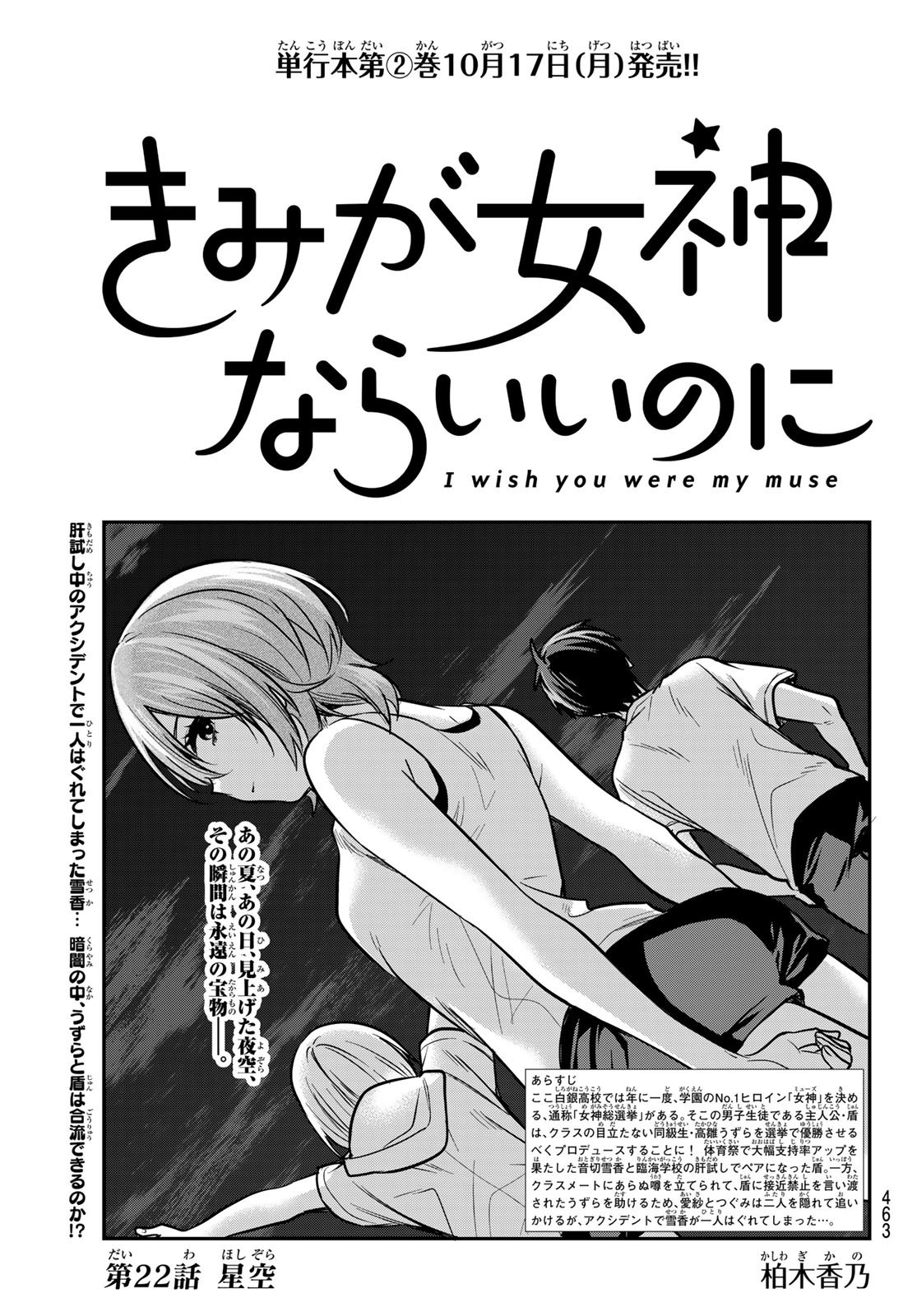 Kimi ga Megami Nara Ii no ni (I Wish You Were My Muse) - Chapter 022 - Page 1